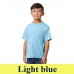 Gildan Softstyle Midweight Youth  gyerek póló light blue